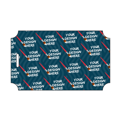 Custom Plastic 3" x 5" Ornate Badges