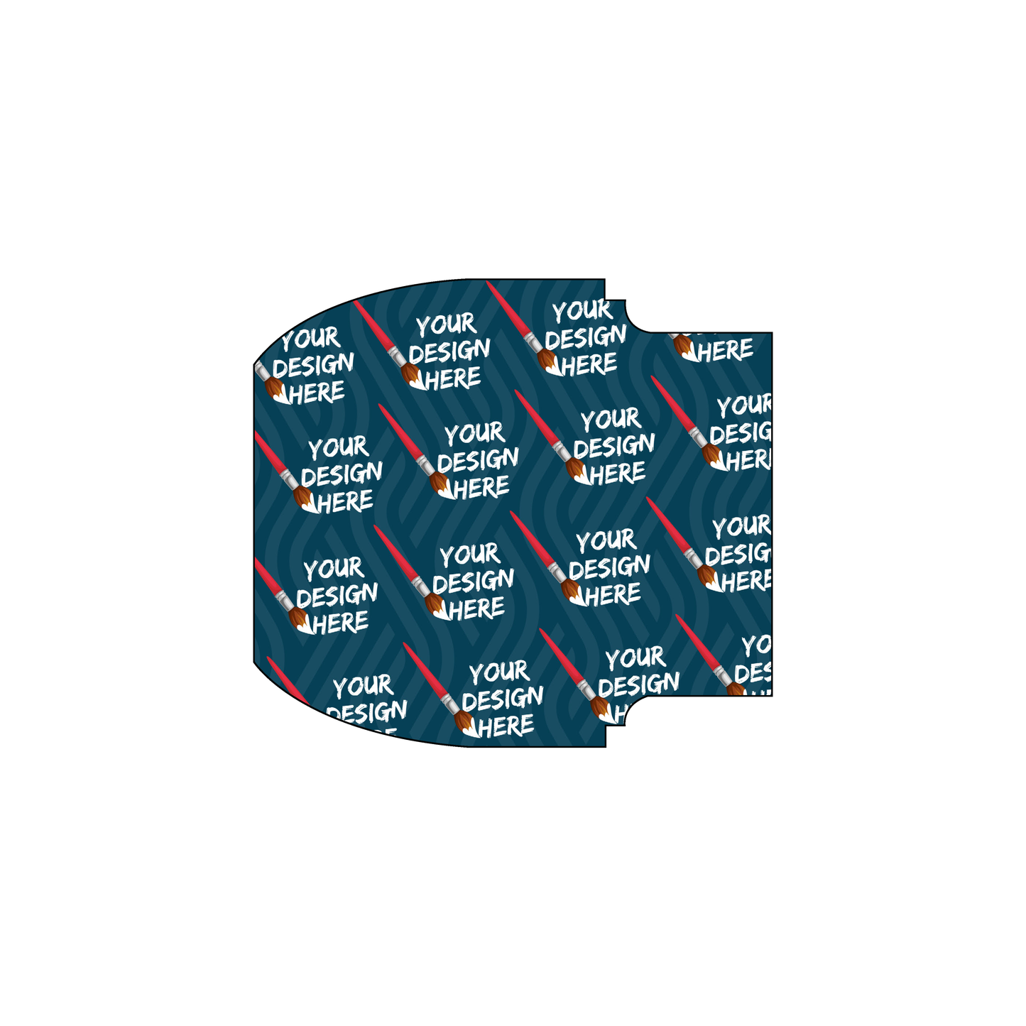 Custom Plastic 2.12" x 3.35" Perfume Bottle Shape Cards