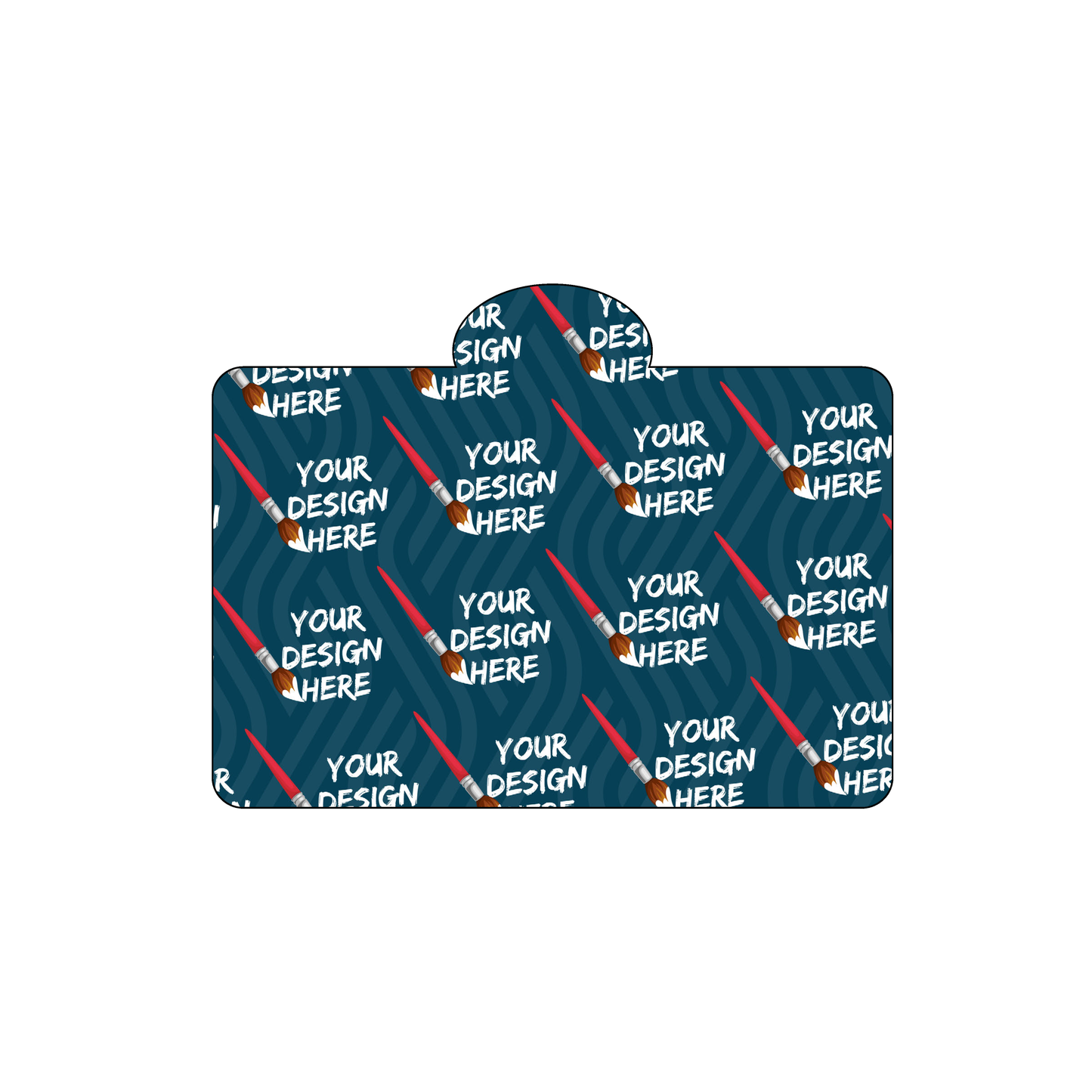 Custom Plastic 3.25" x 2.5" Rounded Top Cards