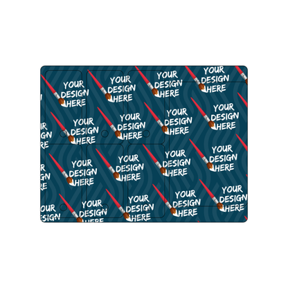 Custom Plastic 5.625" x 4.25" Card with 6 Key Tags Combo