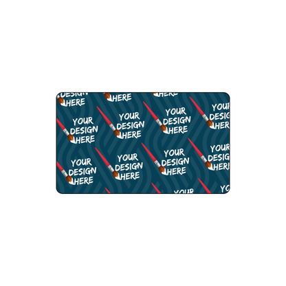 Custom Plastic 2.4" x 1.4" Rounded Corner Cards