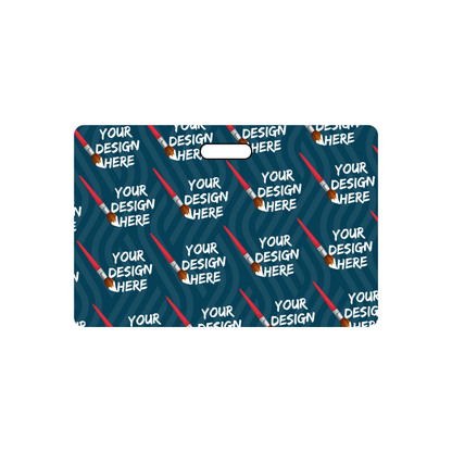 Custom Plastic 3.599" x 2.389" Horizontal Badges