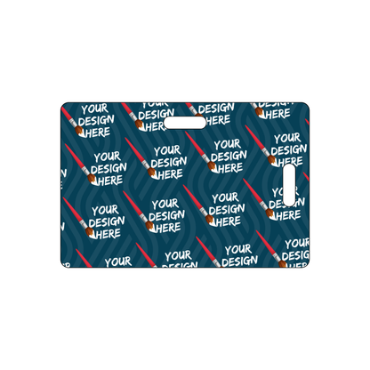 Custom Plastic 3.599" x 2.389" Two Wide Slot Badges