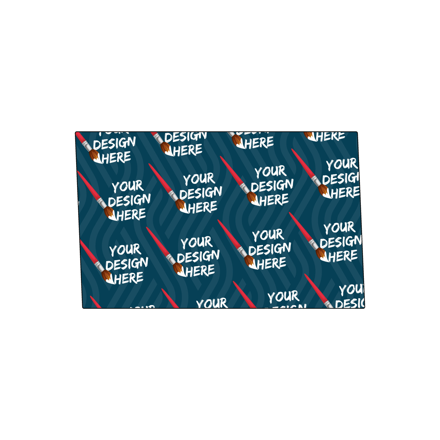 Custom Plastic 3.2803" x 2" Parallelogram Cards