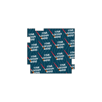 Custom Plastic 2" x 1.9" Geometric Shape Cards