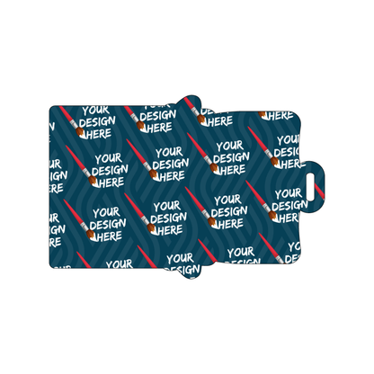 Custom Plastic 4" x 6" Luggage Shape Luggage Tags