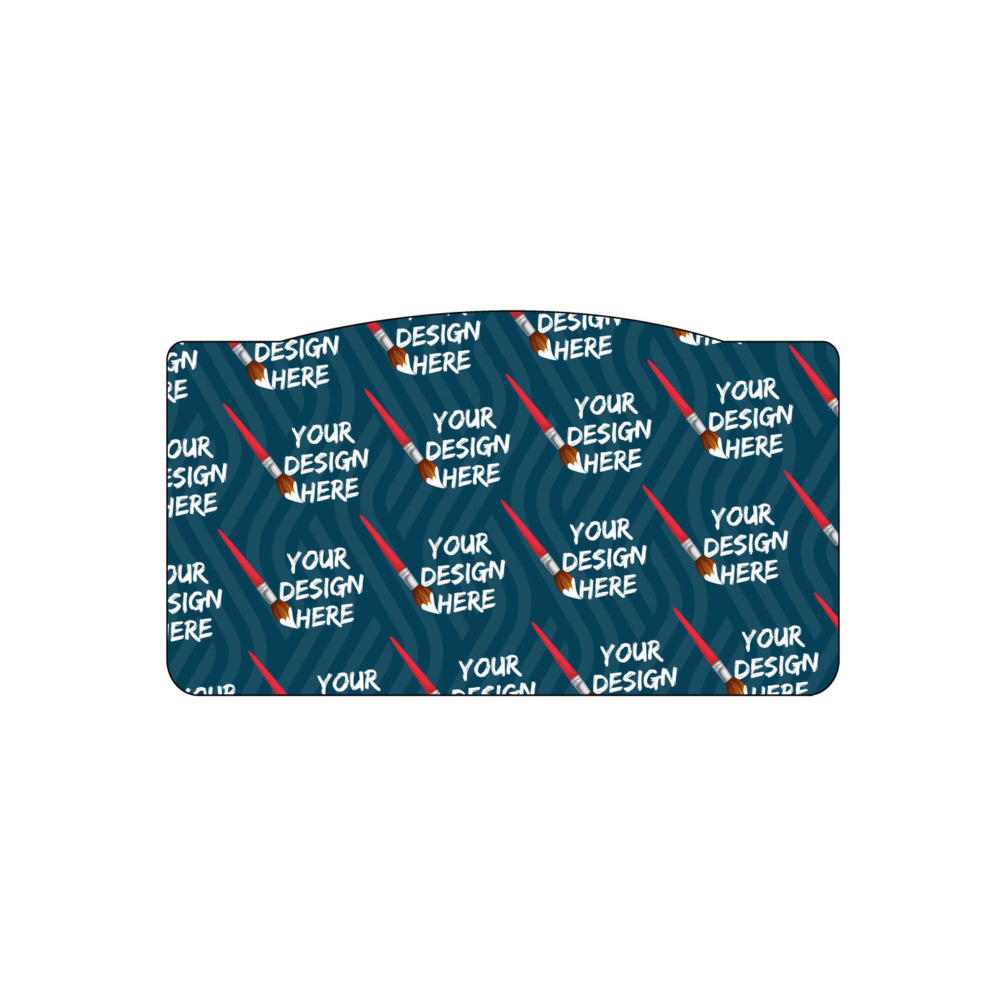 Custom Plastic 3.5" x 2" Gradual Rise Cards