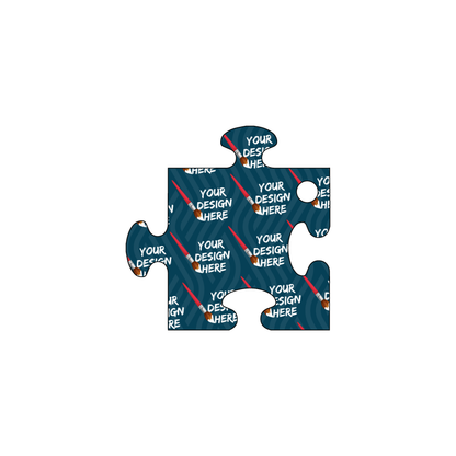 Custom Plastic 2" x 2" Puzzle Shape Key Tags