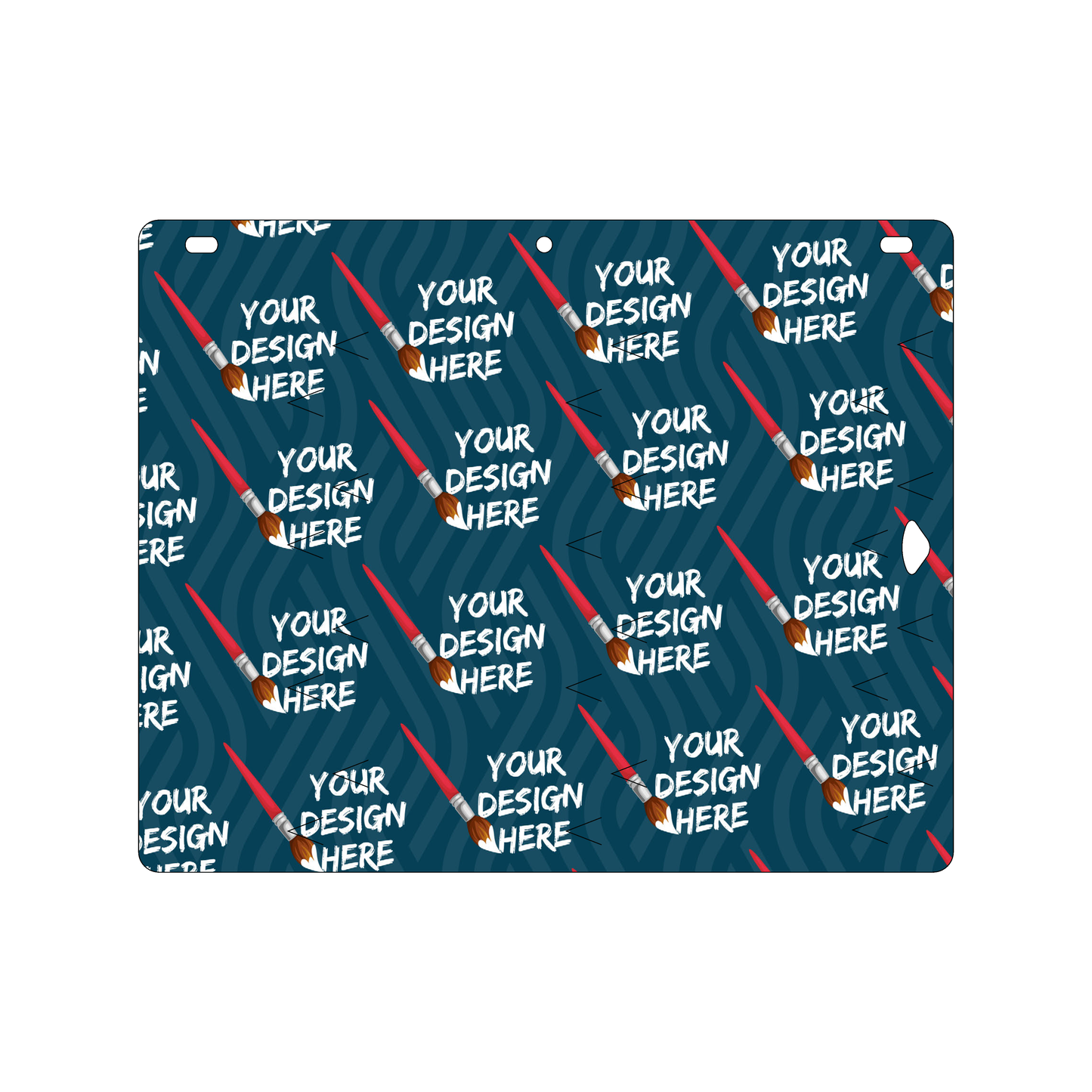 Custom Plastic 8" x 10" Large Display Cards
