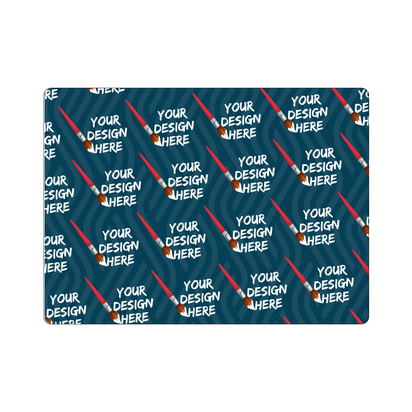 Custom Plastic 8" x 11" Rectangle Menus