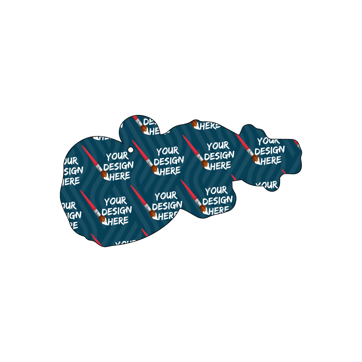 Custom Plastic 10" x 7.1"  Robot Shape Signage