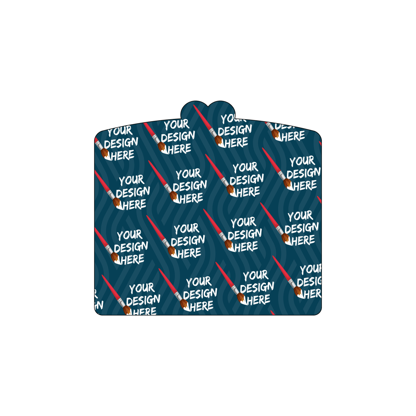 Custom Plastic 3.5" x 3.3" Cards with Two Eyes