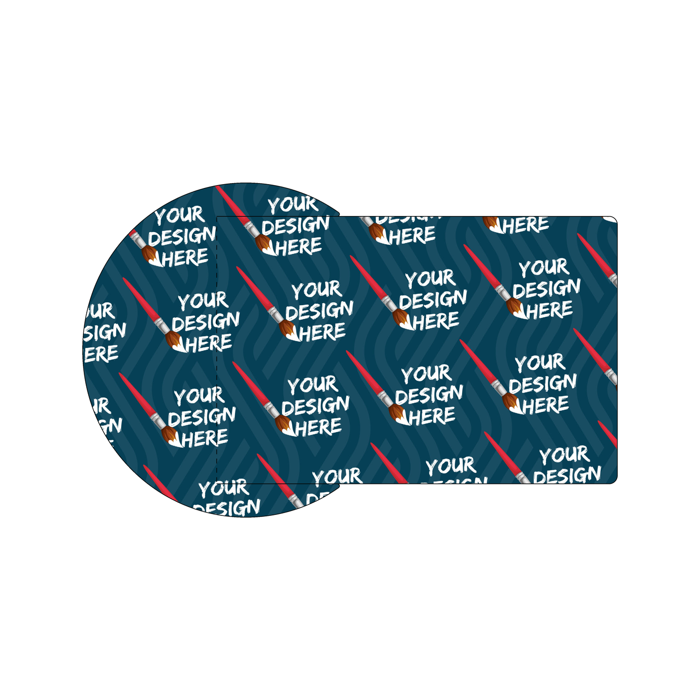 Custom Plastic 8" x 5" Pop-Up Signage