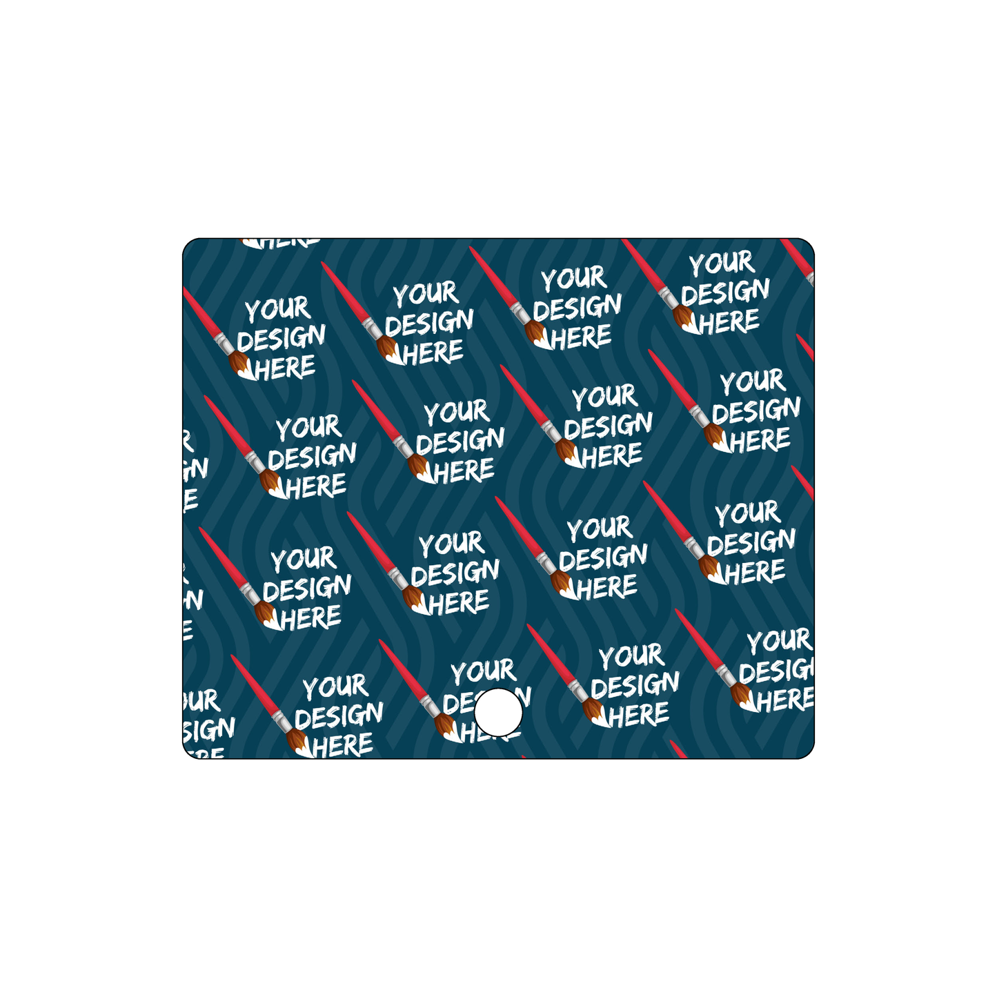 Custom Plastic 3.5" x 4.24" Horizontal Tags