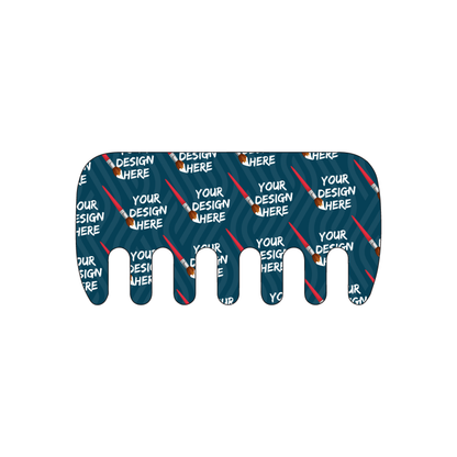 Custom Plastic 1.75" x 3.5" Comb Shape Cards