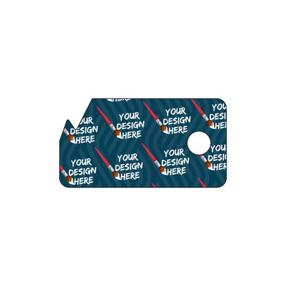 Custom Plastic 2.125" x 1.131" Chipped Key Tags