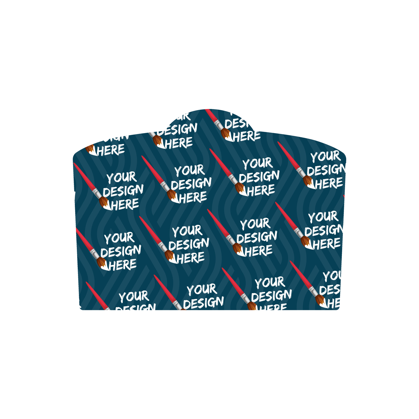 Custom Plastic 3.4" x 2.5" Bump Cards