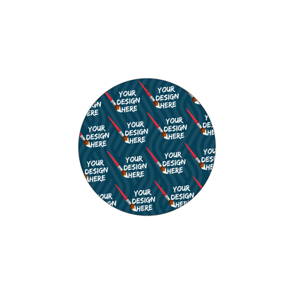 Custom Plastic 4" Circle Tags