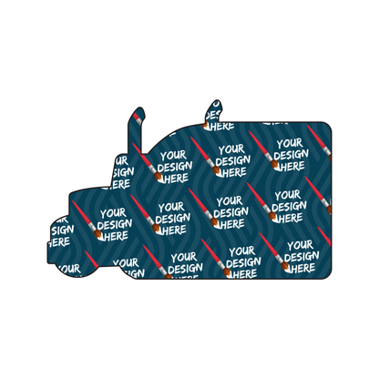 Custom Plastic 3.375" x 2.125" Big Rig Cards