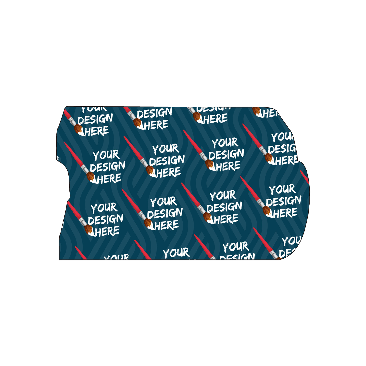 Custom Plastic 2.5" x 4.125" Fridge Shape Cards