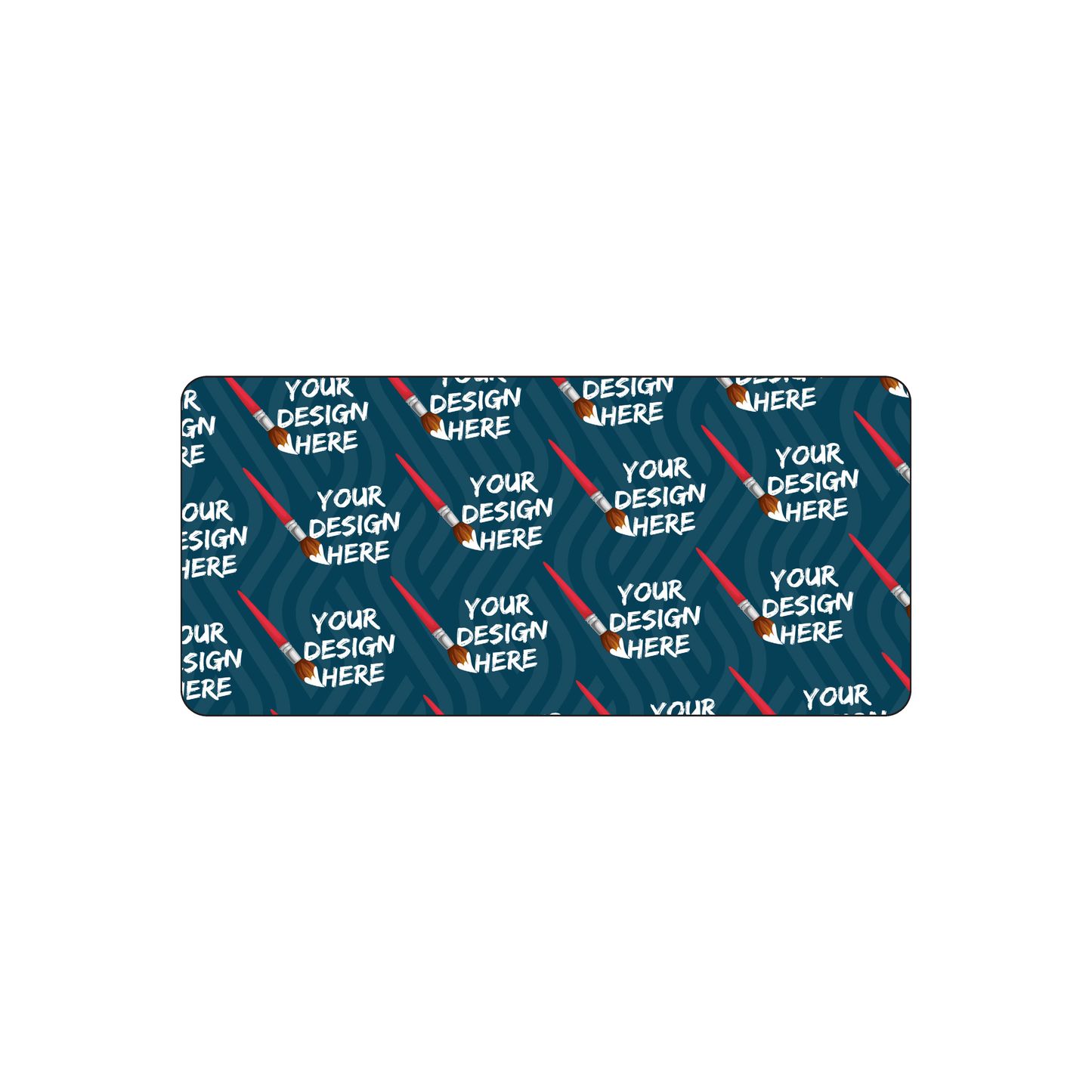 Custom Plastic 3.5" x 1.625" Narrow Cards
