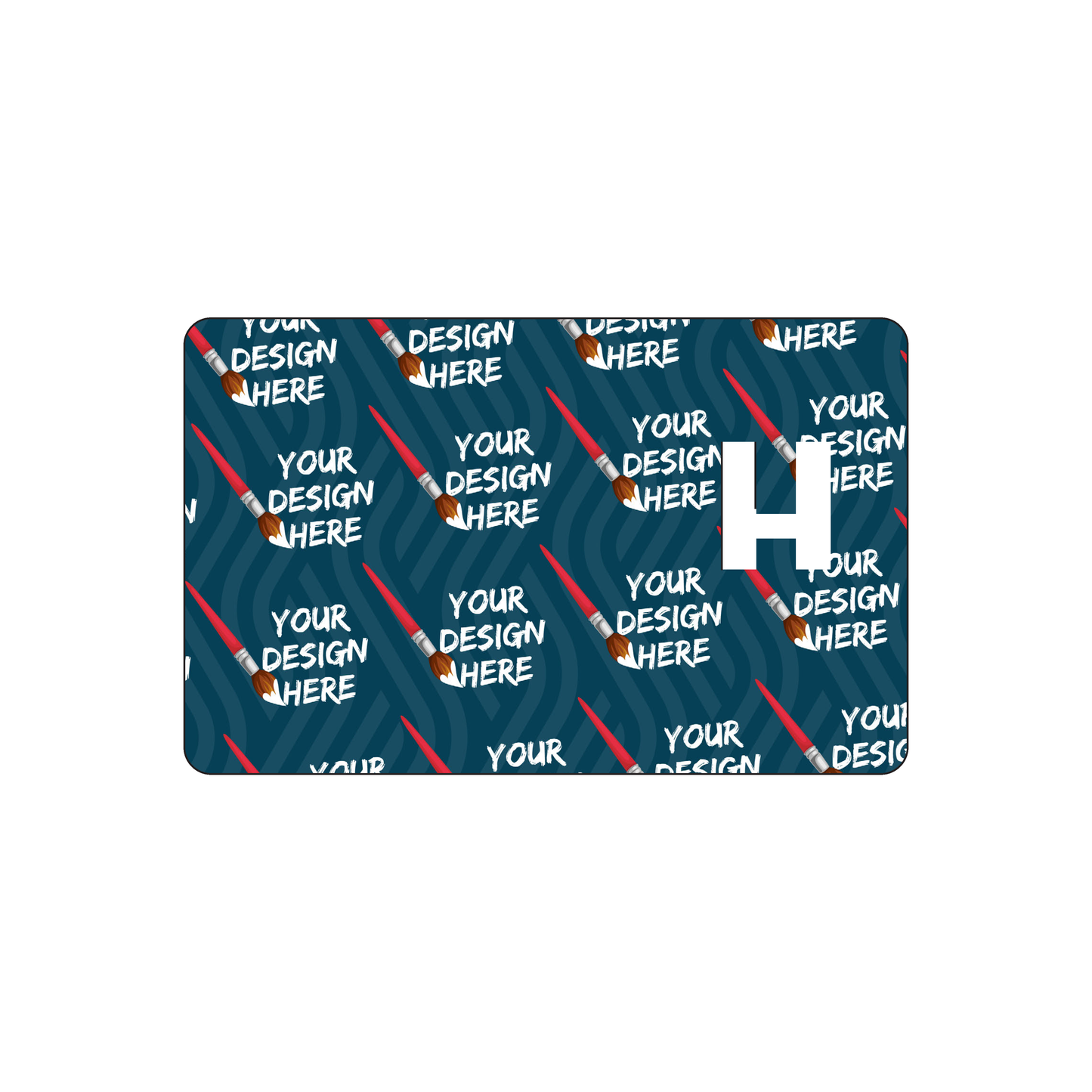 Custom Plastic 3.375" x 2.125" H Punch-Out Cards