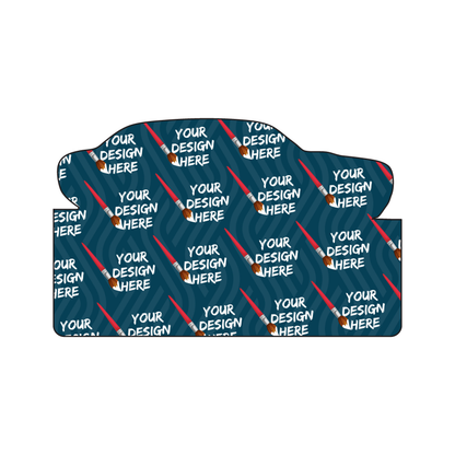 Custom Plastic 4" x 2.5" Car Shape Cards