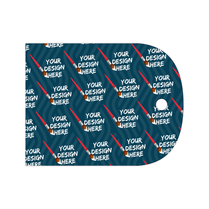 Custom Plastic 9" x 7" Rounded Hanging Display Signage
