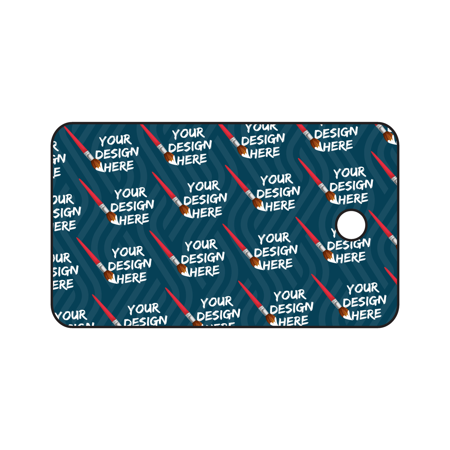 Custom Plastic 2.125" x 1.25" Key Tags