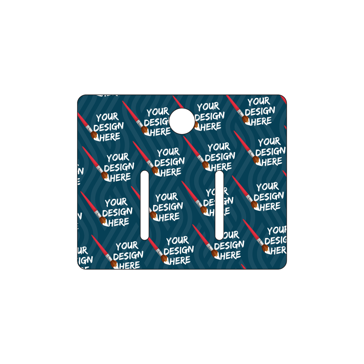 Custom Plastic 2.5" x 3" Product Hang Tags