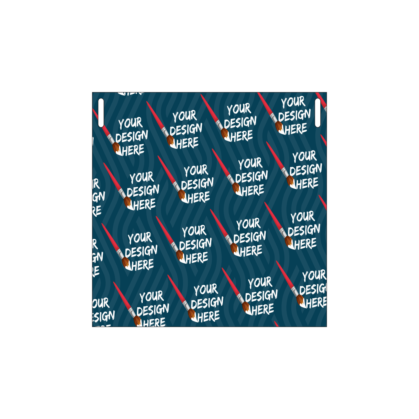 Custom Plastic 5" x 5" Two Vertical Slot Signs