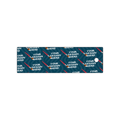 Custom Plastic 1.5" x 5" Hole Bookmarks