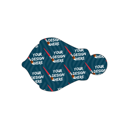 Custom Plastic 3.375" x 2.125" Anchor Shape Cards