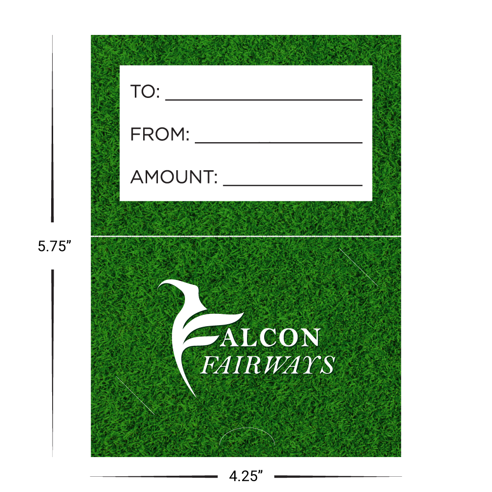 Custom Gift Card Backers