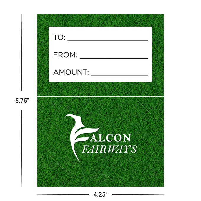 Custom Gift Card Backers