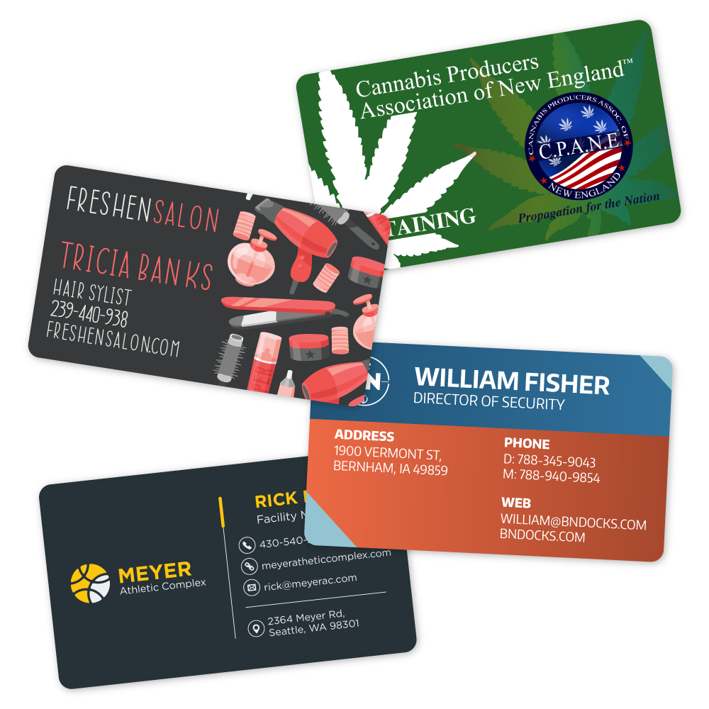 Custom Plastic Business Cards - 3.5