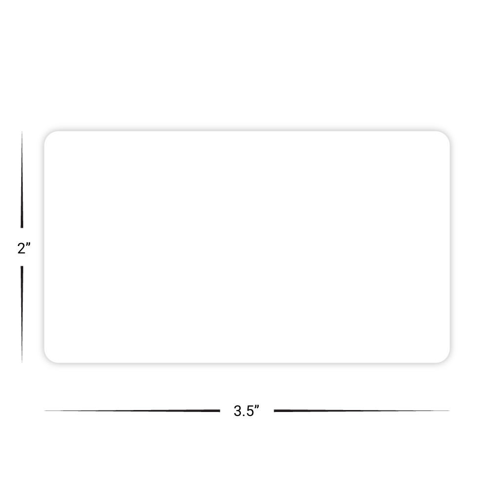 Custom Plastic Business Cards - 3.5