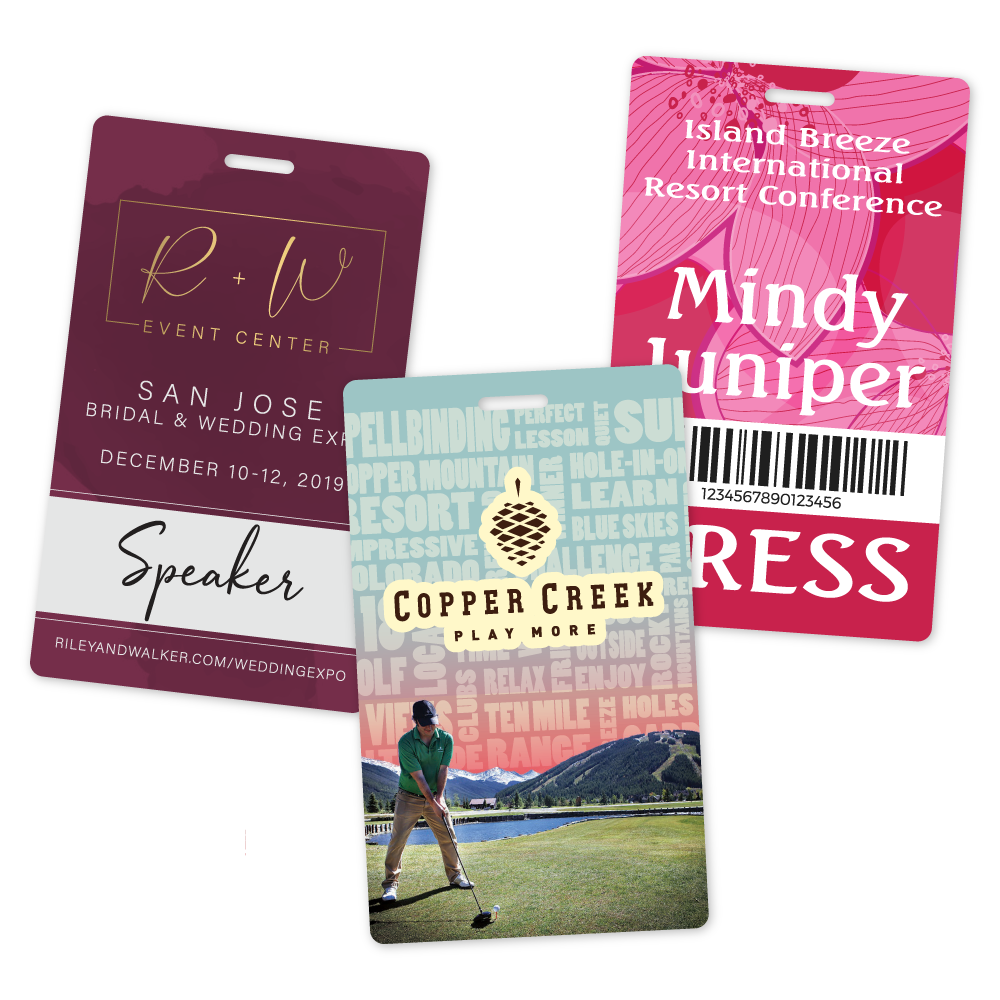 Custom Conference Ribbons Custom Conference Badges - 3