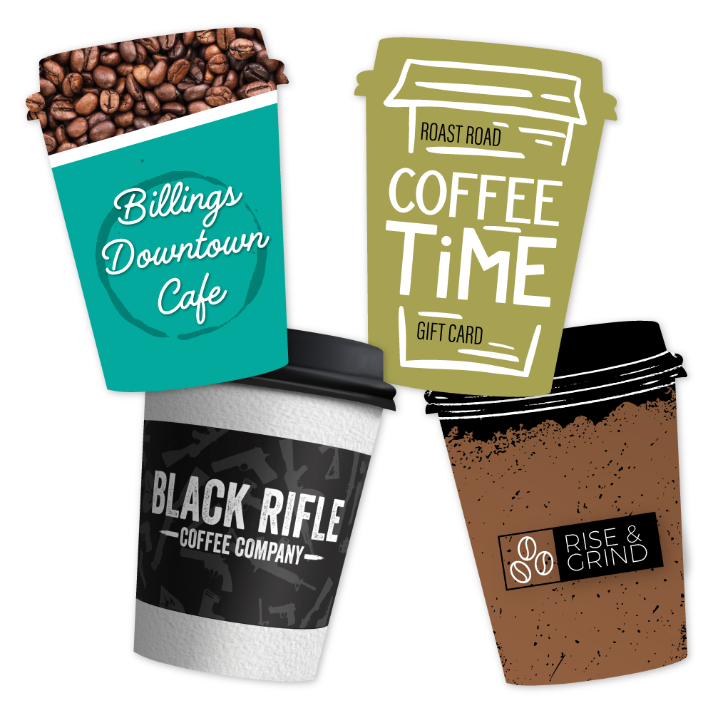 Coffee Shape - Custom Gift Cards