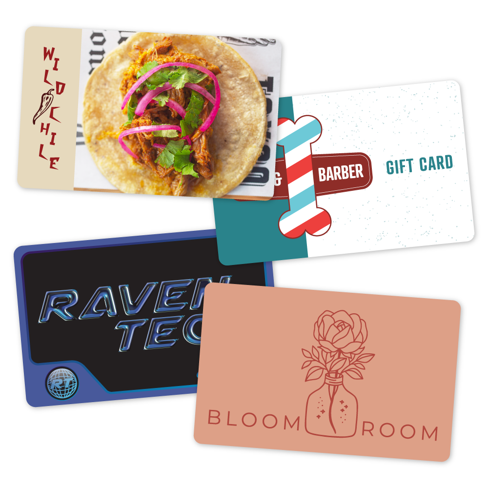 Custom Designed Gift Cards – Plastic Printers