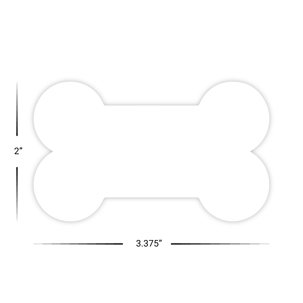 Bone Shape - Custom Korona Gift Cards