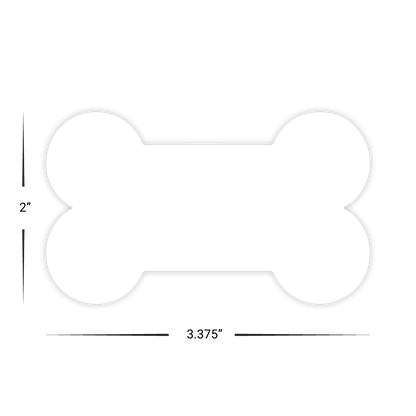 Bone Shape - Custom Gift Cards