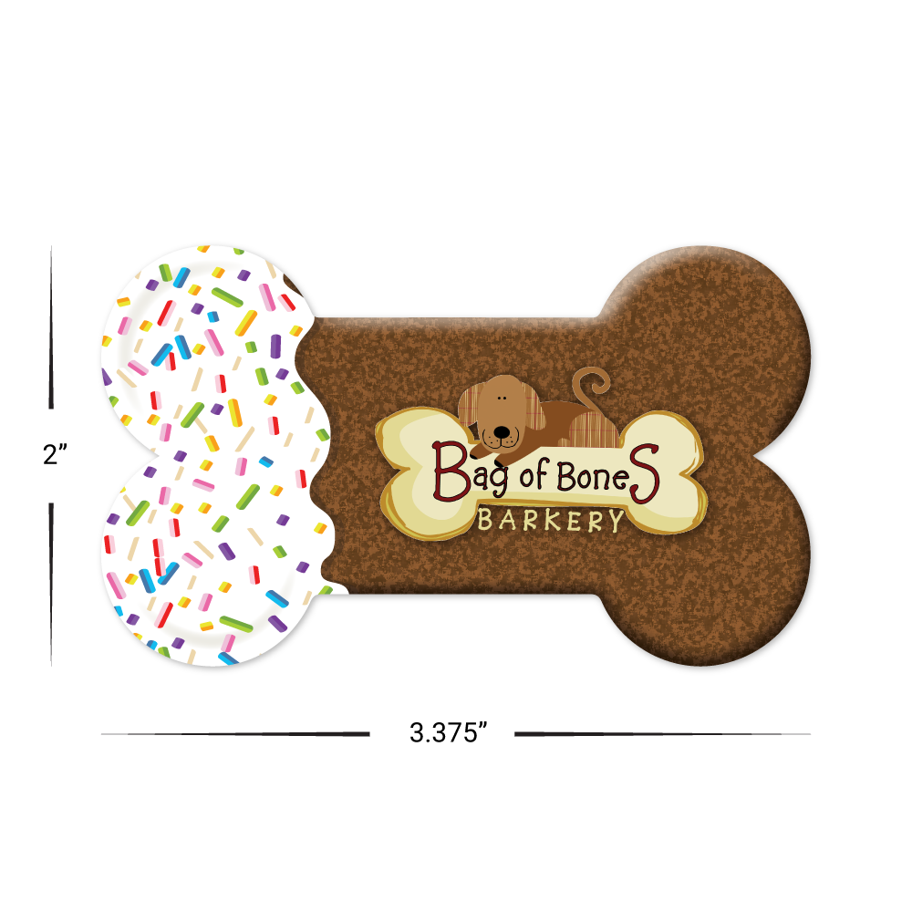 Bone Shape - Custom Gift Cards