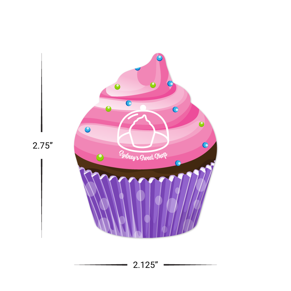 Cupcake Shape - Custom Gift Cards