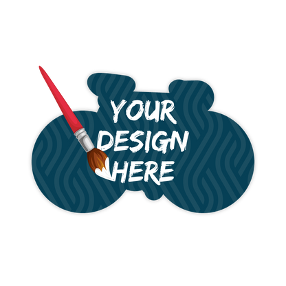 Bike Shape - Custom Gift Cards