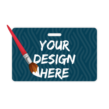 Custom ID Badges - 3.375" x 2.125" Horizontal Shape