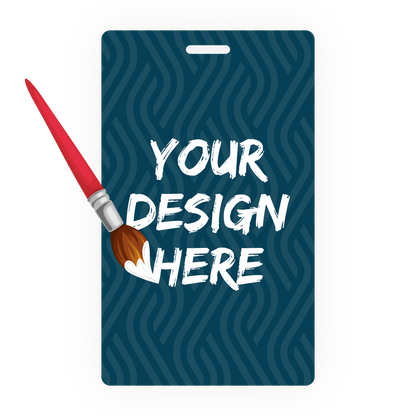 Custom ID Badges - 3" x 5" Vertical Shape
