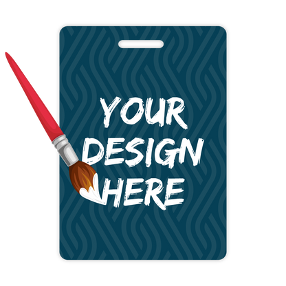 Custom ID Badges - 3.5" x 2.5" Vertical Shape