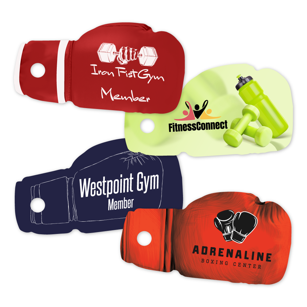 Custom Key Tags - Boxing Glove Shape – Plastic Printers