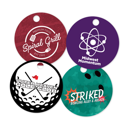 Custom Key Tags - Circle Shape